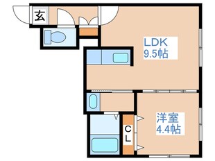 グランメゾン豊平の物件間取画像